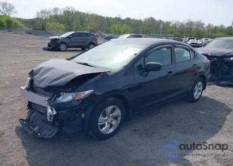 2015 Honda Civic Lx z USA, uszkodzony, nr VIN 19XFB2F53FE293072